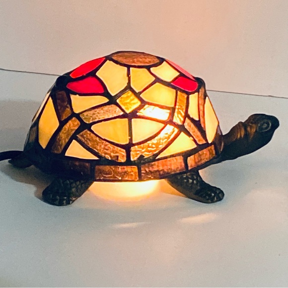 Unbranded Other - Stained Glass Turtle Lamp Nightlight